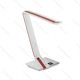 Obrázok pre LED stolná lampa stmievateľná LIGHT03 10W/560lm Červeno-strieborná