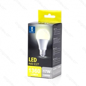 Obrázok pre LED žiarovka E27 17W/1360lm , klasik A60 , Neutrálna biela