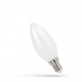 Obrázok pre LED žiarovka E14 4W/410lm , svieca C37 , Neutrálna biela
