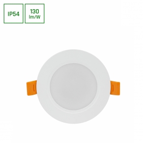 Obrázok pre Vodeodolný LED panel kruhový biely 5W/650lm 95mm Studená biela