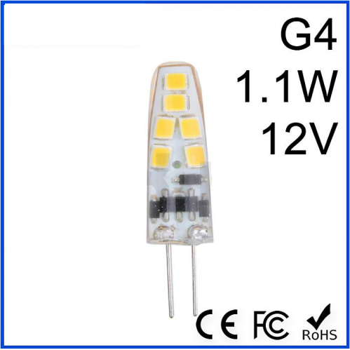 Obrázok pre LED žiarovka G4 1,1W/150lm , 12SMD , Studená biela