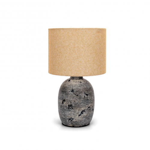 Obrázok pre Stolná lampa keramická Hnedo-Sivá , E27