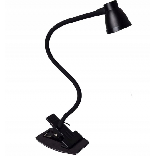 Obrázok pre LED stolná lampa flexibilná 5W čierna s klipom