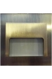 Obrázok pre Schodové svietidlo štvorcové ONTARIO - mosadz , 1,5W , 12V , studená