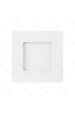 Obrázok pre Led Panel štvorcový biely prisadený 6W/360lm 122mm Studená biela