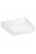 Obrázok pre Led Panel štvorcový biely prisadený 18W/1230lm 227mm Teplá biela
