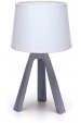 Obrázok pre Stolná lampa 01 Drevo Sivá , E14 