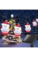 Obrázok pre LED Vianočné osvetlenie - Santa, 10 diód, IP44, solárne - Studená biela