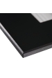 Obrázok pre Kanlux Sklenené Schodové svietidlo GLASI - čierne , 3W/130lm , 230V , IP44 , Teplá biela