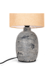 Obrázok pre Stolná lampa keramická Hnedo-Sivá , E27