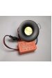 Obrázok pre Led Bodové kruhové svietidlo Spotlight čierne pevné 3W/240lm, 48mm, Teplá biela