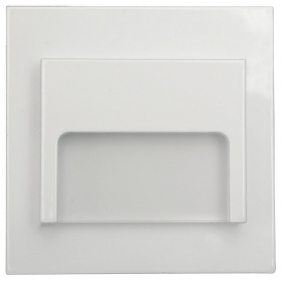 Obrázok pre Schodové svietidlo štvorcové ONTARIO - biela , 1,5W , 12V , studená