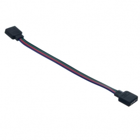 Obrázok pre konektor obojstranný pre RGB LED pásik 10mm K 4-pin samica