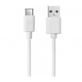 Obrázok pre Nabíjací dátový kábel USB/Type-C, 1.0M, 2.4A, biely