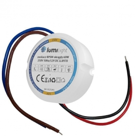 Obrázok pre Vodeodolný napájací zdroj pre LED pásy do krabice 60W 12VDC IP67