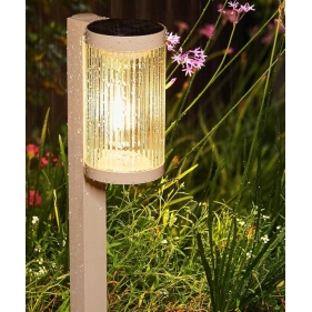 Obrázok pre Solárna LED lampa GLAX, biela