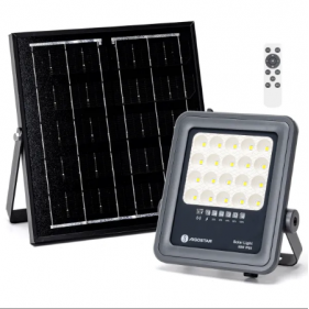 Obrázok pre LED Reflektor 50W/500lm IP65 Studená biela so solárnym panelom a diaľkovým ovládaním