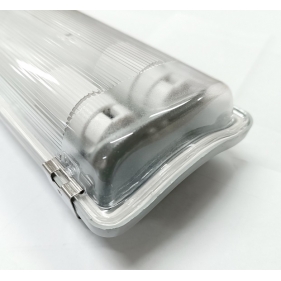 Obrázok pre Prisadené svietidlo ELA-120 Double IP65 a 2ks LED trubica T8 18W/1800lm 120cm jednostranná neutrálna