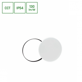 Obrázok pre Vodeodolný Led Ceiling kruhový biely/čierny NYMPHEA 18W/2350lm 250mm , IP54 , CCT
