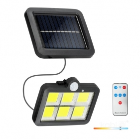 Obrázok pre LED Reflektor PRISM 1,5W IP44 Studená biela so solárnym panelom a diaľkovým ovládaním