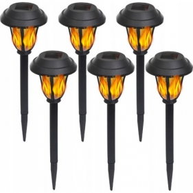 Obrázok pre Solárna LED lampa FLAMI LATRU IV záhradná lampa živý plameň