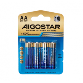 Obrázok pre Sada 4ks alkalických batérií Aigostar AA LR6 1,5V