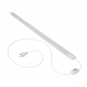 Obrázok pre Vodeodolné LED svietidlo LIMEA PLUG 36W/5000lm , IP65 , 1200 x 59 mm - Neutrálna biela s vypínačom a PZH