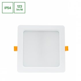 Obrázok pre Vodeodolný Led Panel štvorcový biely 18W/2200lm 170mm Studená biela s PZH