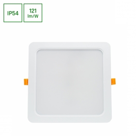 Obrázok pre Vodeodolný Led Panel štvorcový biely 24W/2900lm 220mm Studená biela s PZH