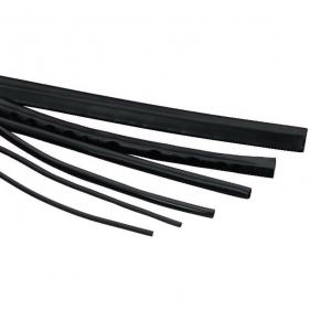 Obrázok pre Zmršťovacia hadička , bužírka 6,5mm čierna - 1m