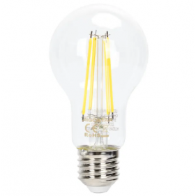 Obrázok pre Stmievateľná LED žiarovka E27 6W/600lm , A60 LED vlákno , Studená biela