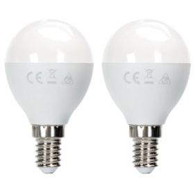 Sada 2ks LED žiarovka E14 12W/1170lm , Studená biela Obrázok pre Sada 2ks LED žiarovka E14 12W/1170lm , Studená biela