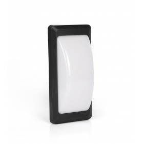 Obrázok pre Nástenné vonkajšie svietidlo čierne AUDOR 12W/1250lm , IP65 IK08 , Neutrálna biela