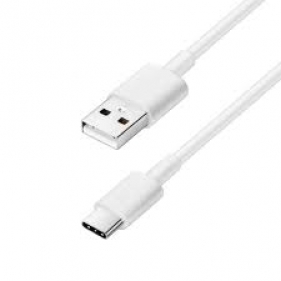 Obrázok pre Nabíjací dátový kábel USB/Type-C, 2.0M, 2.4A, biely