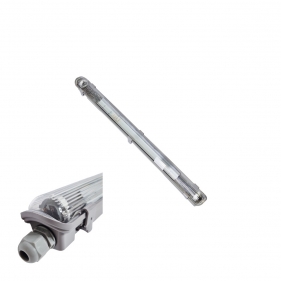 Obrázok pre Prisadené svietidlo pre jednostrannú trubicu 1xT8 120cm IP65 Single s reflektorom