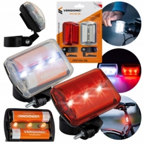 Obrázok pre Sada Cyklo LED baterka, 3-módy, 2xAA