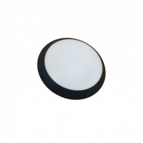 Obrázok pre Vodeodolný Led Ceiling kruhový čierny LUNA 9W/1440lm 300mm , IP65 , IK08 , CCT