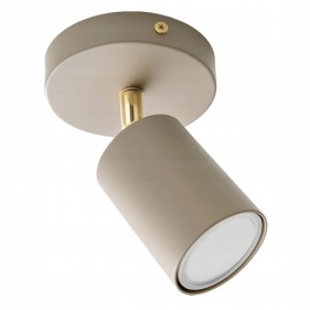 Obrázok pre SPOTI Ecru Prisadený Luster 1xGU10/230V/Cappuccino+Zlatá