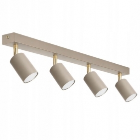 Obrázok pre SPOTI Ecru Prisadený Luster 4xGU10/230V/Cappuccino+Zlatá