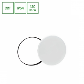 Obrázok pre Vodeodolný Led Ceiling kruhový biely/čierny NYMPHEA 32W/4150lm 380mm , IP54 , CCT