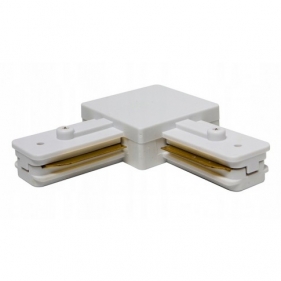 Obrázok pre L Spojka pre 1-fázový koľajnicový systém biela LINEA