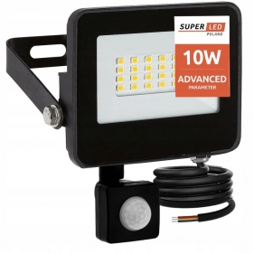 Obrázok pre LED reflektor 10W/1100lm , so senzorom , Neutrálna biela