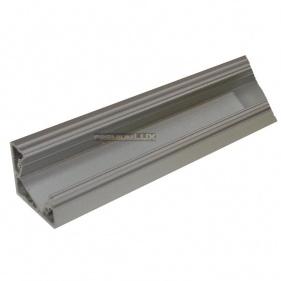 Obrázok pre Led profil rohový hliníkový Minilux anodizovaný bez krytky - 2m