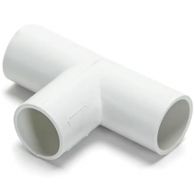 Obrázok pre Spojka T PVC na trubku 25mm, biela, 4ks