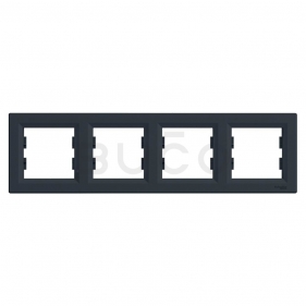 Obrázok pre SCHNEIDER Electric Rámček-4 Asfora antracit