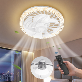 Obrázok pre LED svietidlo/žiarovka E27 60W s ventilátorom, 310mm , CCT , s diaľkovým ovládaním