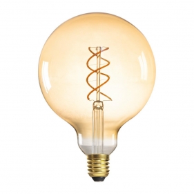 Obrázok pre Kanlux LED žiarovka Vintage Amber E27 4W/250lm , G125 XLED , Teplá biela