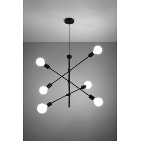 Obrázok pre Závesný luster CONCEPT 6 6xE27/230V/Čierna