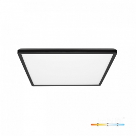 Vodeodolný Led Ceiling štvorcový čierny NIVERA 24W/2400lm 300mm , IP54, CCT Obrázok pre Vodeodolný Led Ceiling štvorcový čierny NIVERA 24W/2400lm 300mm , IP54, CCT