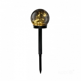 Solárna LED lampa GLOBE záhradná lampa, Teplá biela Obrázok pre Solárna LED lampa GLOBE záhradná lampa, Teplá biela